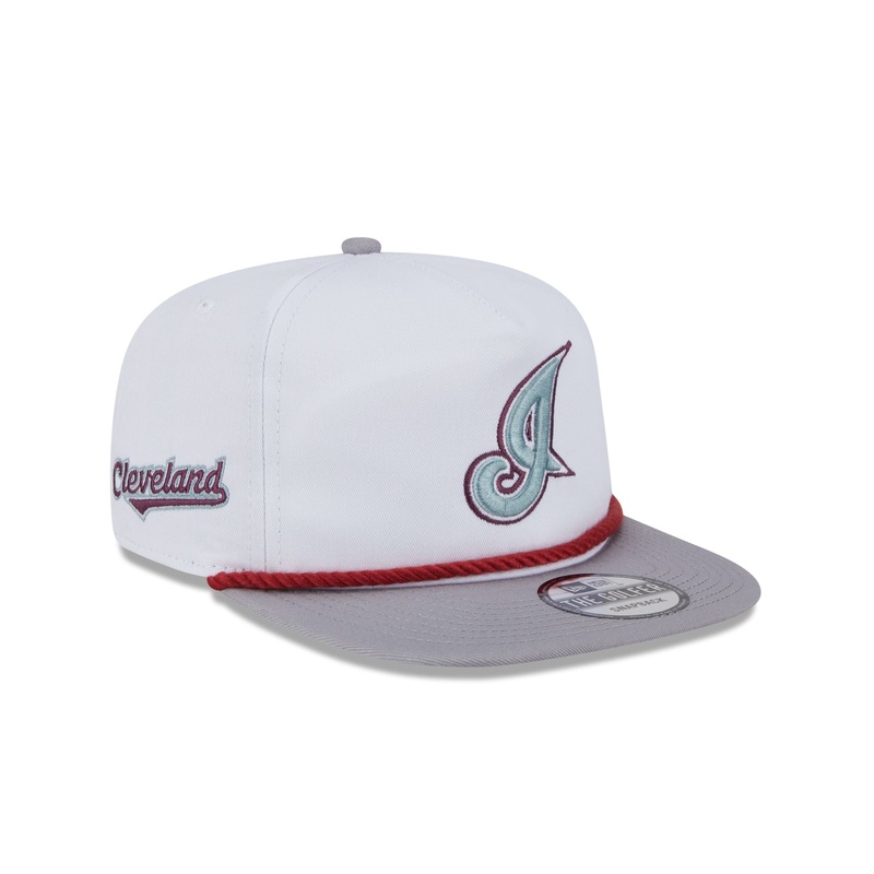 Cleveland Guardians Optic White Golfer Hat One Size