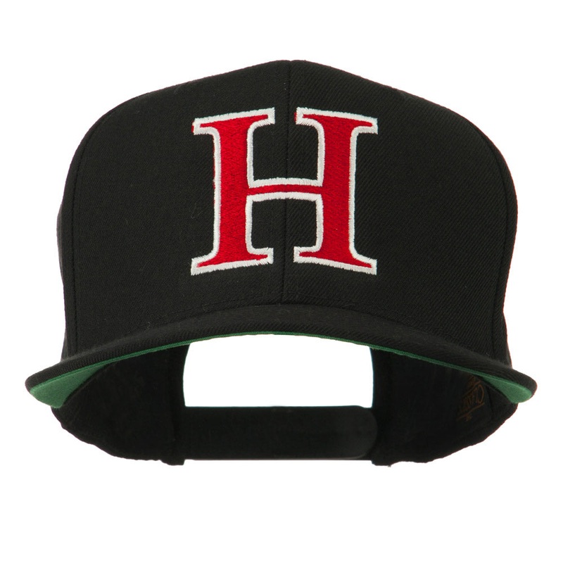 Greek Alphabet Eta Embroidered Cap Black One Size