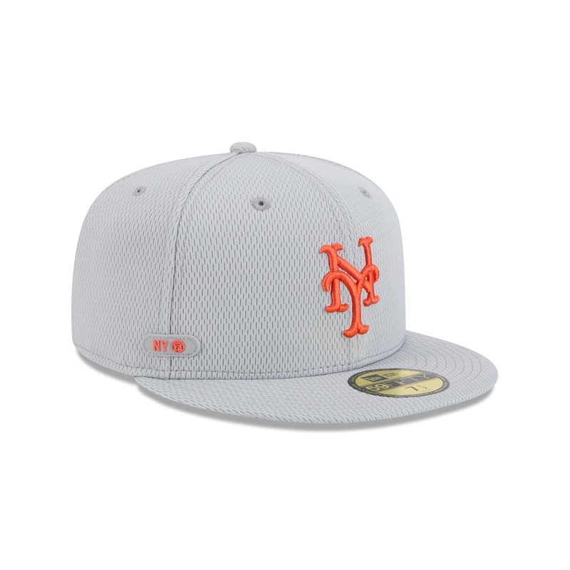 New York Mets 2025 Clubhouse Gray 59FIFTY Fitted Hat 7