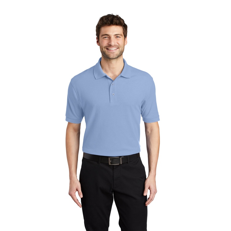 Port Authority K500 Silk Touch Polo – Light Blue Light Blue XS