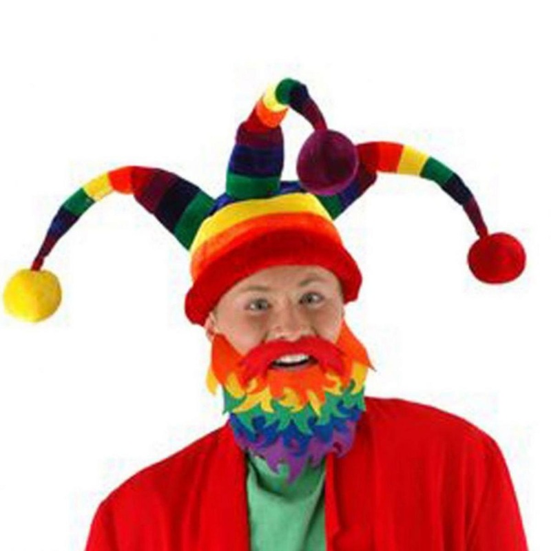 Wacky Jester Hat MULTI ONE SIZE FITS MOST