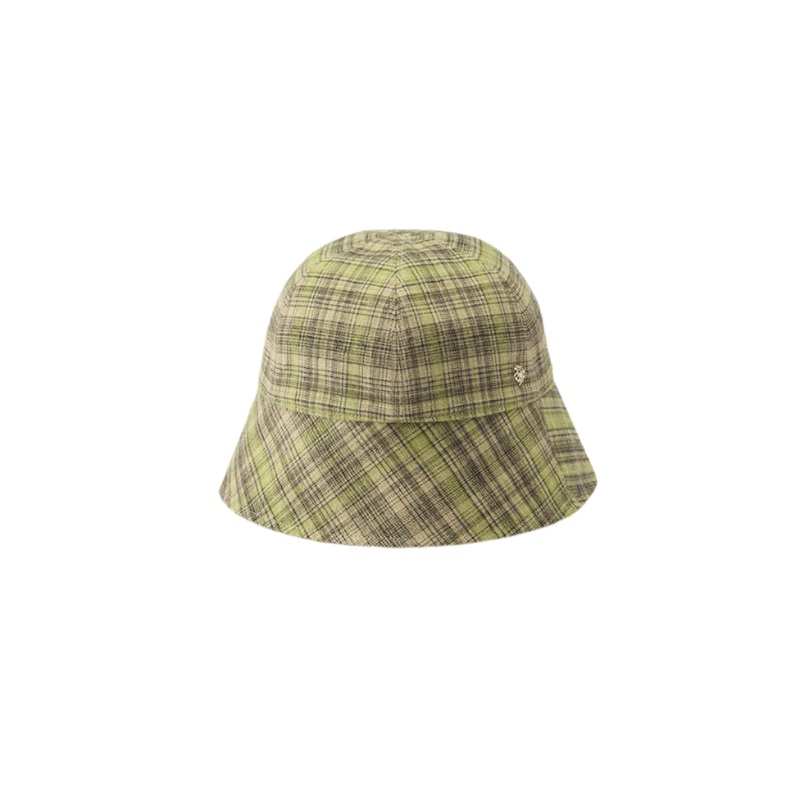 Zahara Check Cloche Camel One Size