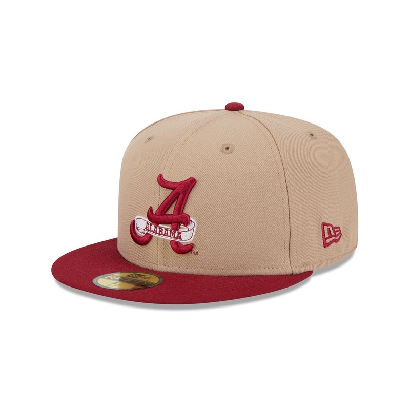 Alabama Crimson Tide Camel College Vault 59FIFTY Fitted Hat 7