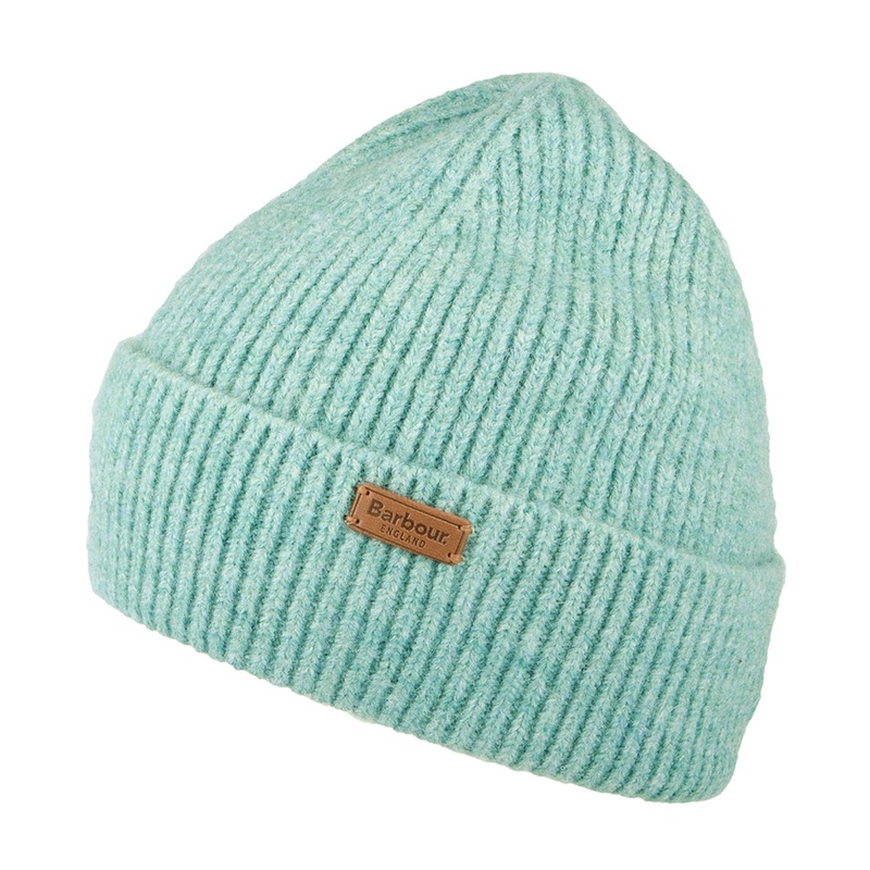 Barbour Hats Pendle Recycled Cuffed Beanie Hat – Mint 1-Size