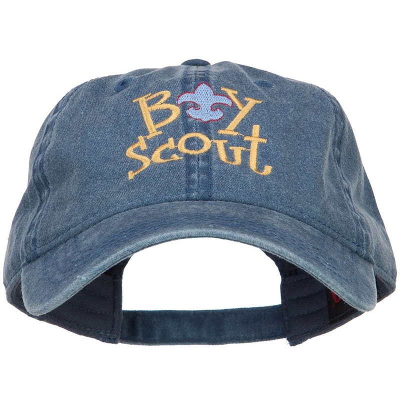 Boy Scout Logo Embroidered Washed Cap Navy One Size