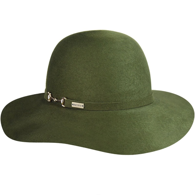 Hannah LiteFelt Wide Brim Floppy Dark Plum S/M
