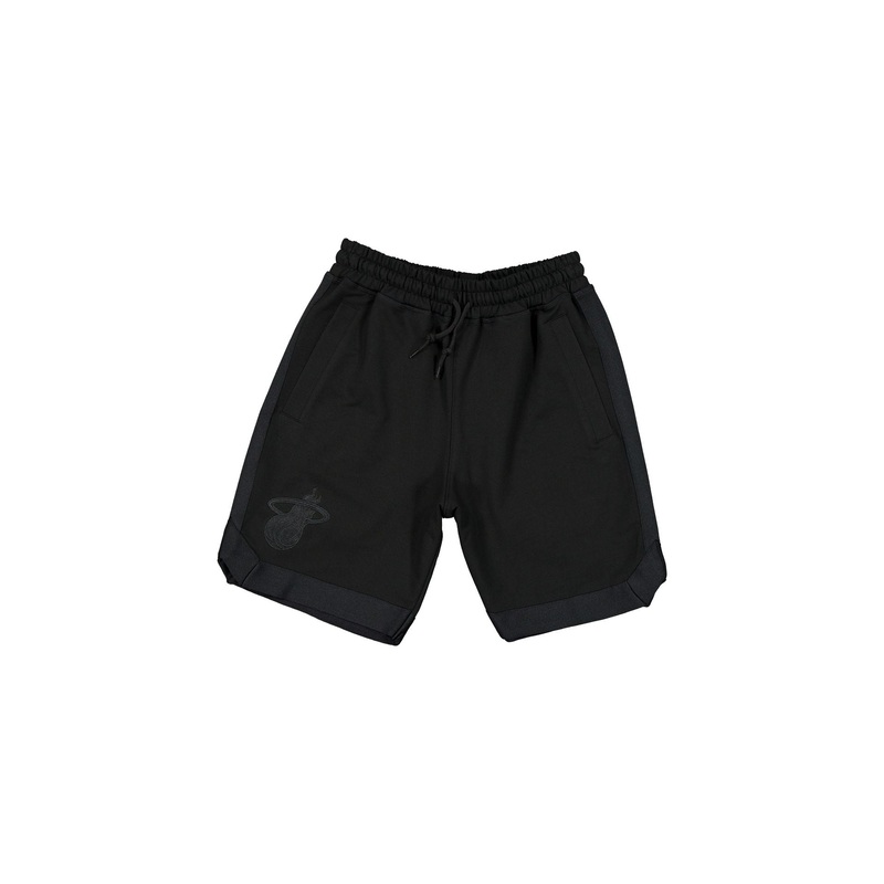 Miami Heat Black on Black Logo Select Shorts S