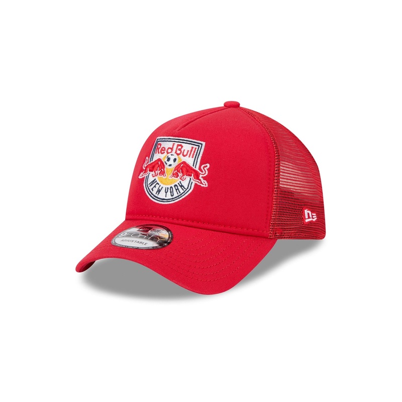 New York Red Bulls Team 9FORTY A-Frame Snapback Hat One Size