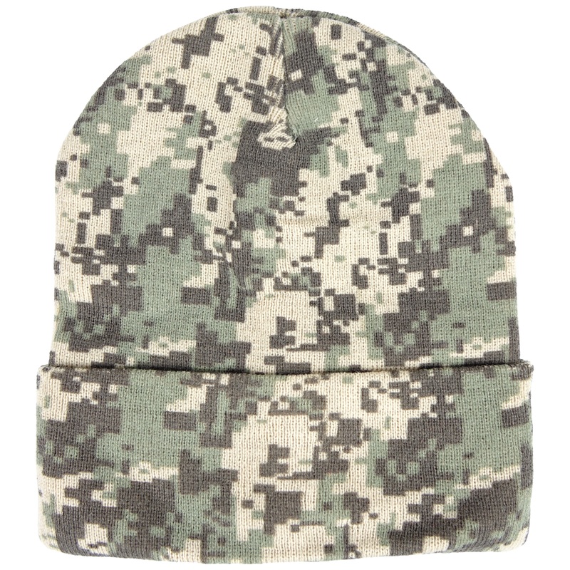 Nissun Digital Pixel Camo Knit Cap – KNIT.D Digital Gray Camo