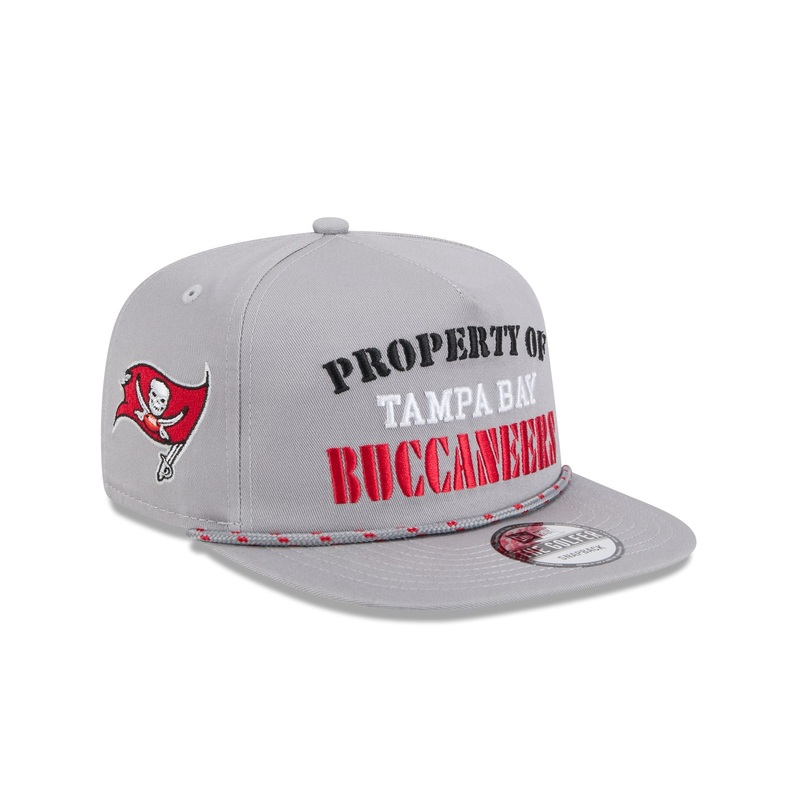 Tampa Bay Buccaneers Vintage Gray Rope Golfer Hat One Size