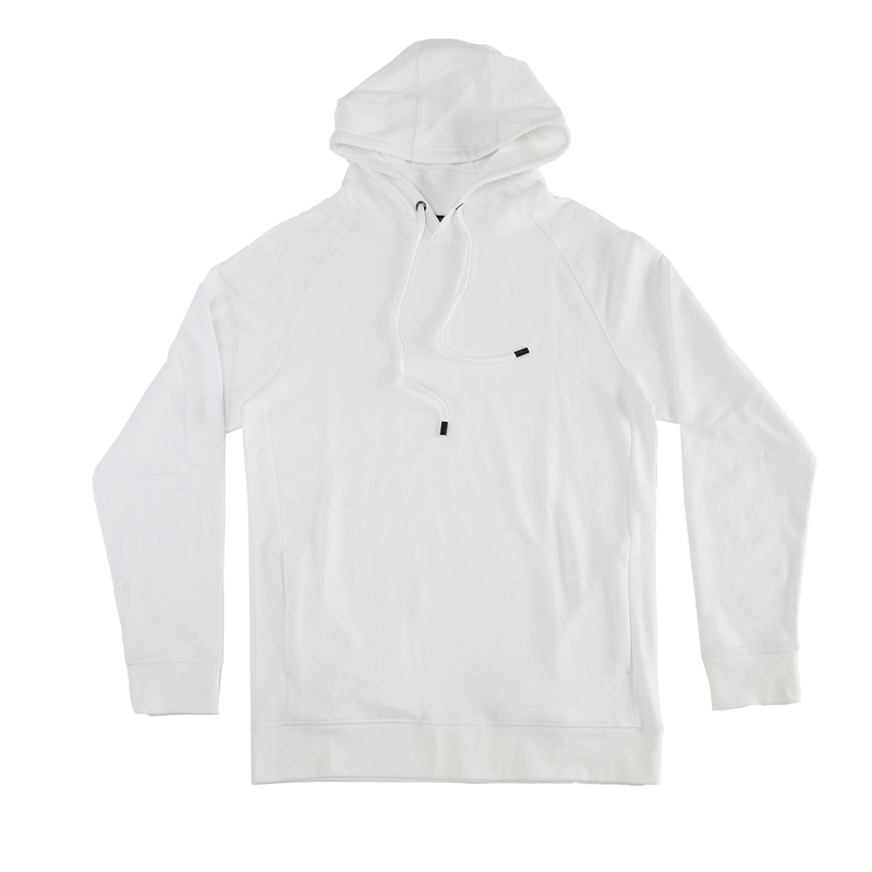 Axism 7014 Unisex Lightweight Pullover Hoodie White S
