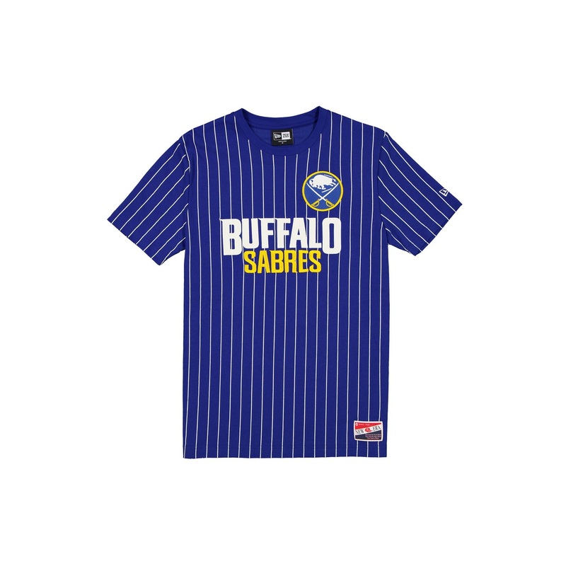 Buffalo Sabres Throwback Pinstripe Wordmark T-Shirt S