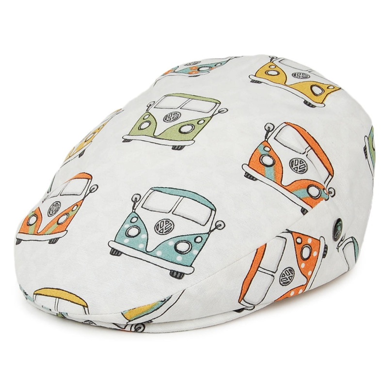 City Sport Hats Big Camper Van Flat Cap – Multi-Coloured 55