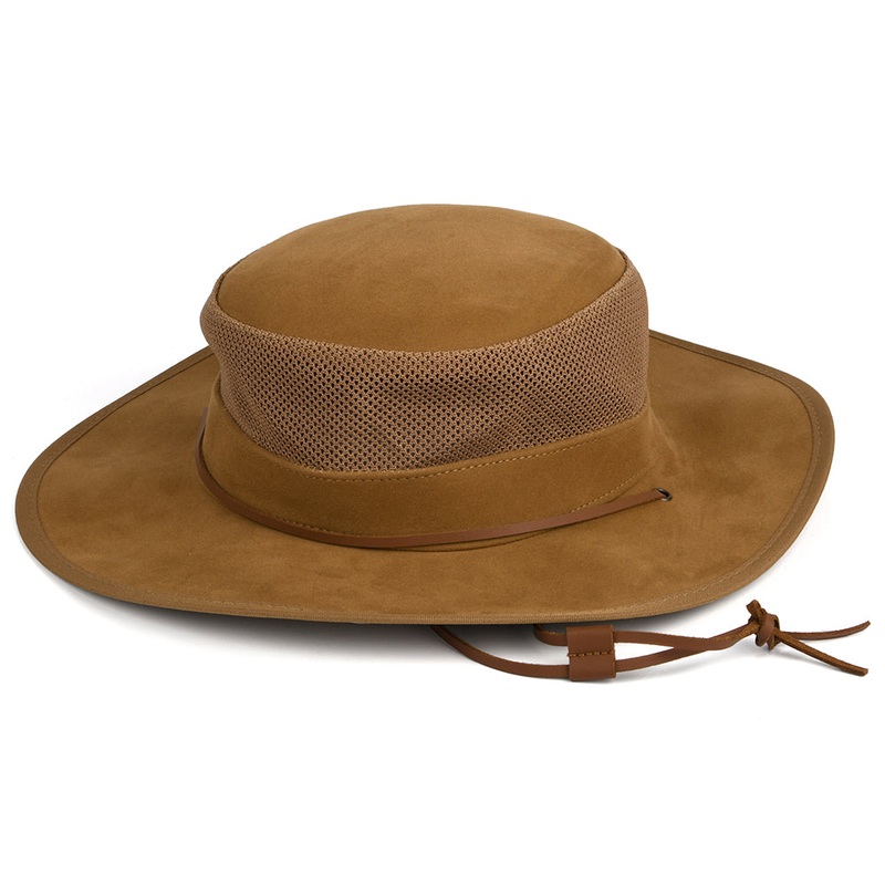 Dorfman Pacific Hats Rowan Vented Boonie Hat – Tan Small/Medium