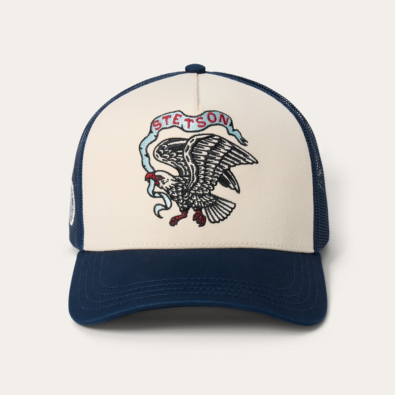 Eagle Trucker Hat Navy O/S