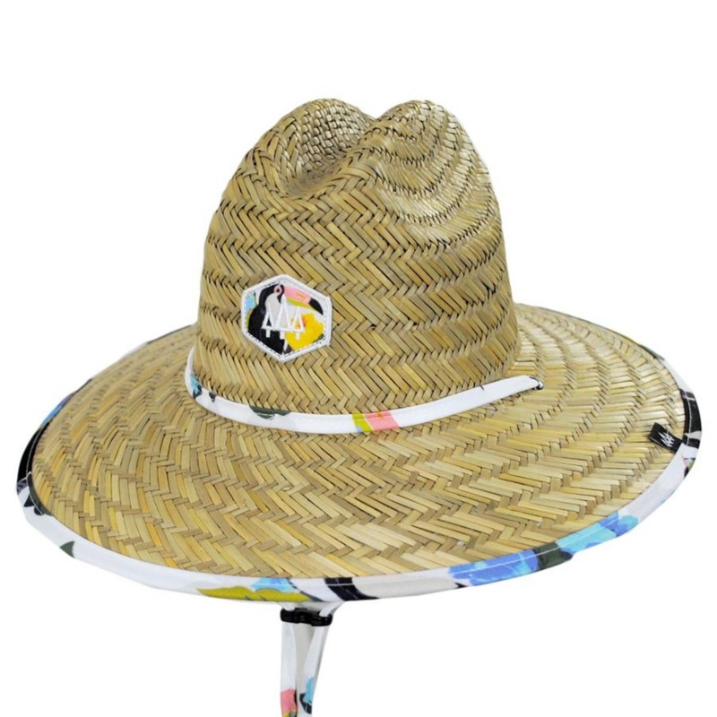 Kid’s Sammy Straw Lifeguard Hat TAN CHILD