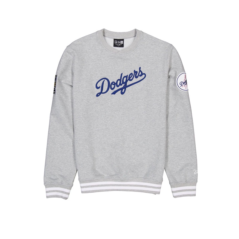 Los Angeles Dodgers Gray Logo Select Crewneck S