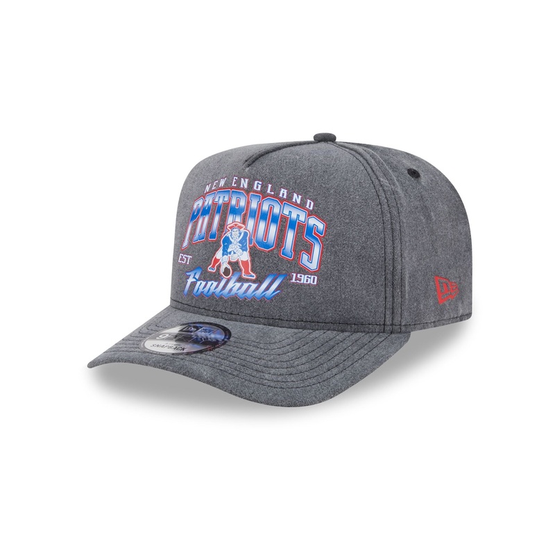 New England Patriots Washed 9FIFTY A-Frame Snapback Hat One Size