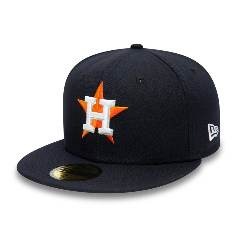 New Era 59FIFTY Houston Astros Baseball Cap – MLB On Field AC Perf – Navy Blue 7