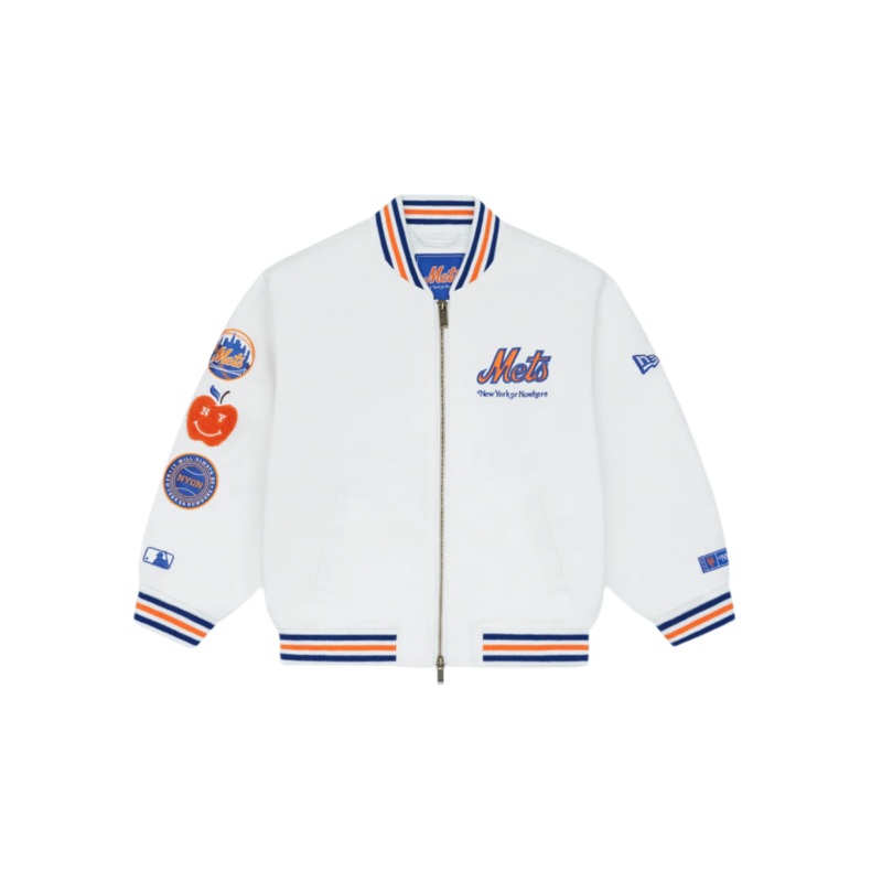 New York or Nowhere x New York Mets Youth White Jacket S