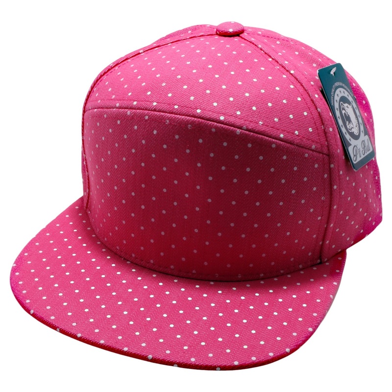 Pit Bull PB120 Polka Dot Strapback Hat Black/White