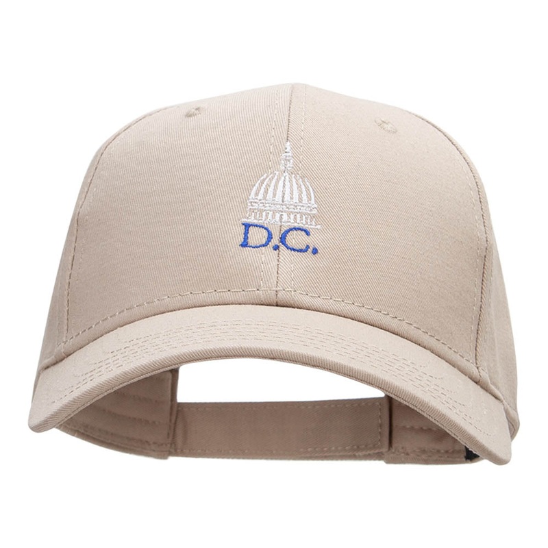 The DC Capitol Embroidered Low Profile Cap Khaki One Size