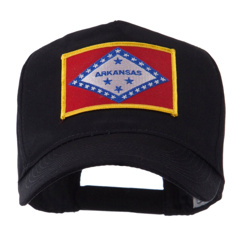 USA Mid State Embroidered Patch Cap Arkansas One Size