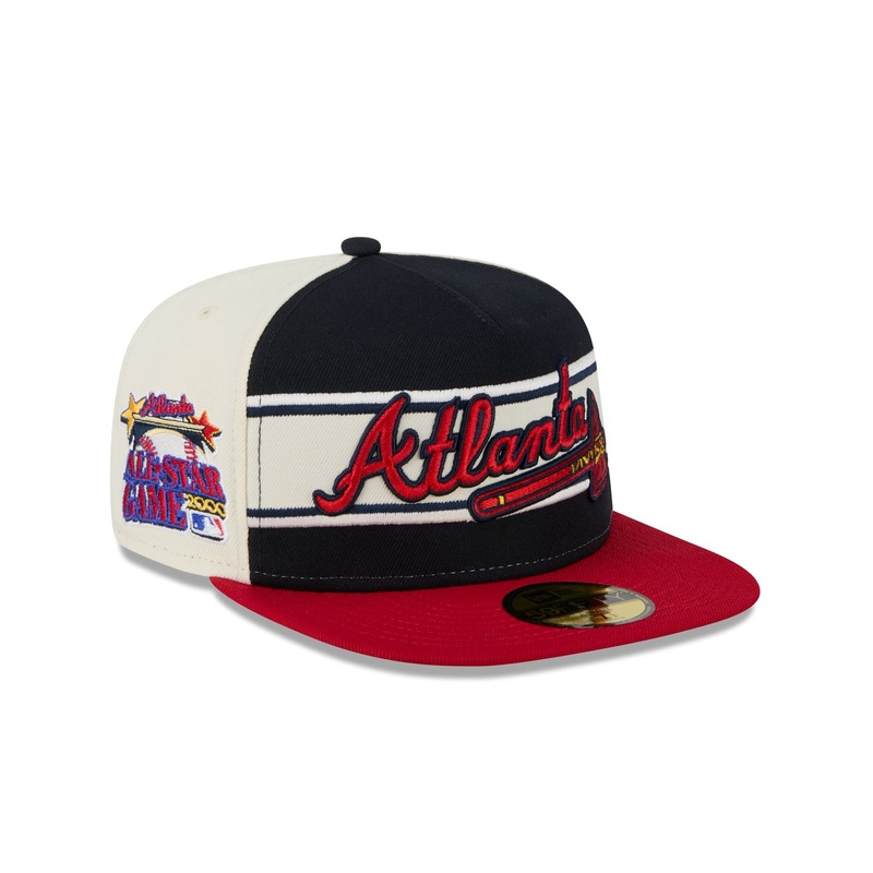 Atlanta Braves Summer Derby 59FIFTY A-Frame Fitted Hat 7