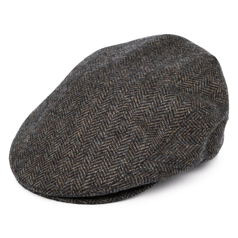 Bailey Hats Lord Herringbone Flat Cap – Brown S