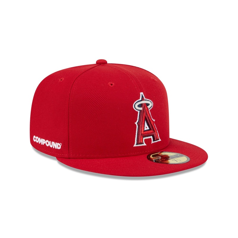 Compound x Los Angeles Angels 59FIFTY Fitted Hat 7
