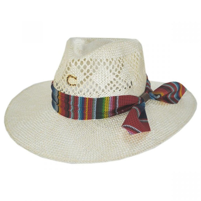 Fiesta Sisal Straw Fedora Hat NATURAL S