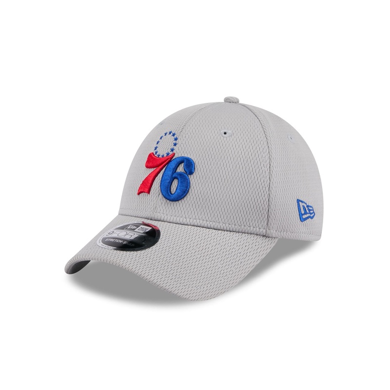 Philadelphia 76ers Gray 9FORTY Stretch-Snap Hat One Size