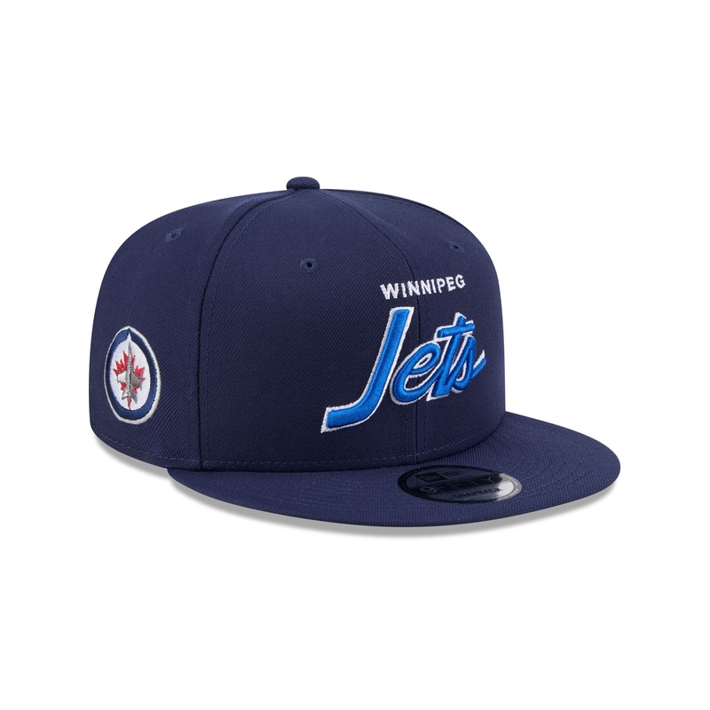 Winnipeg Jets Script 9FIFTY Snapback Hat One Size