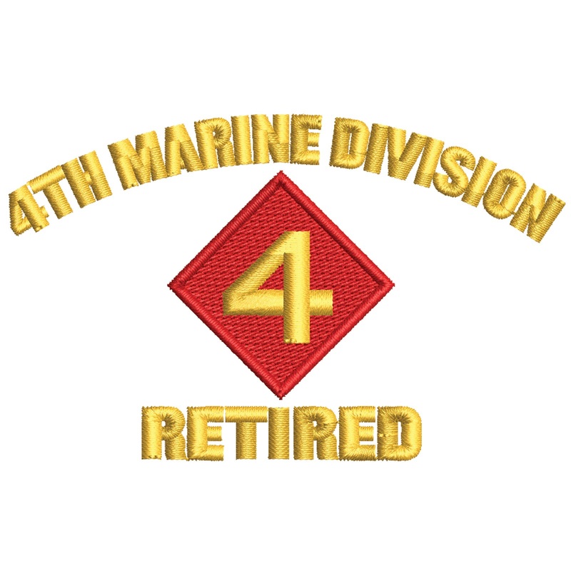4th Marine Division Retired Symbol 4th Marine Division Retired Symbol One Size