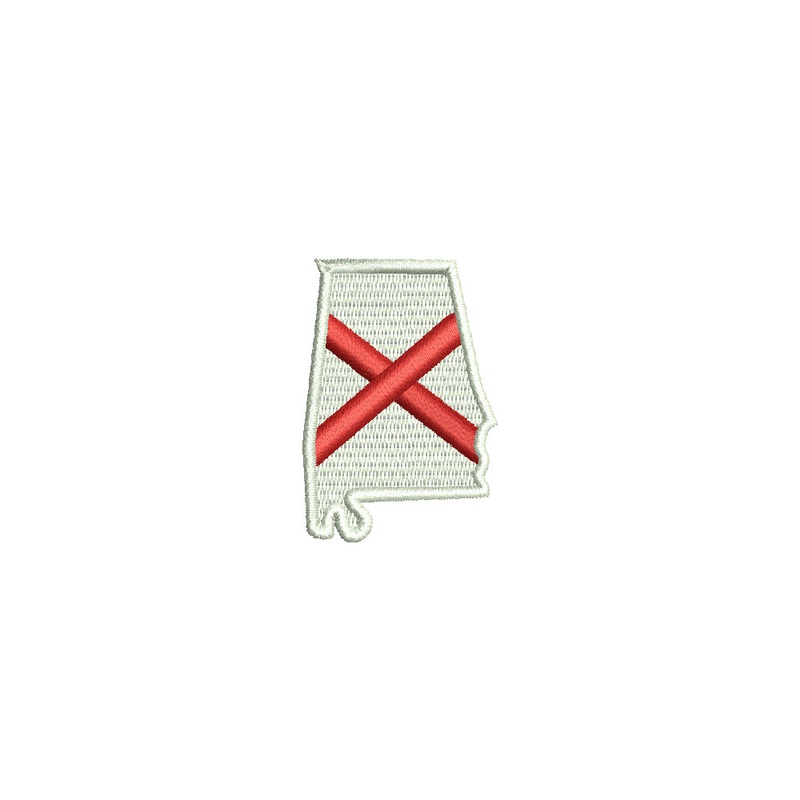 Alabama State Flag Map Default Title One Size