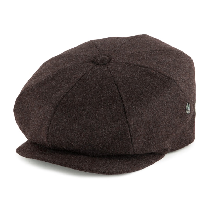 City Sport Loden Wool Newsboy Cap – Brown S