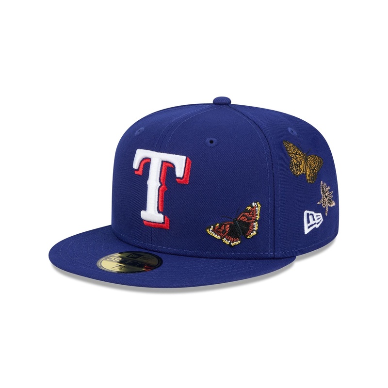FELT x Texas Rangers Blue 59FIFTY Fitted Hat 7