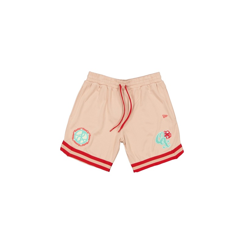 Guerreros de Oaxaca Pale Pink Floral Shorts S