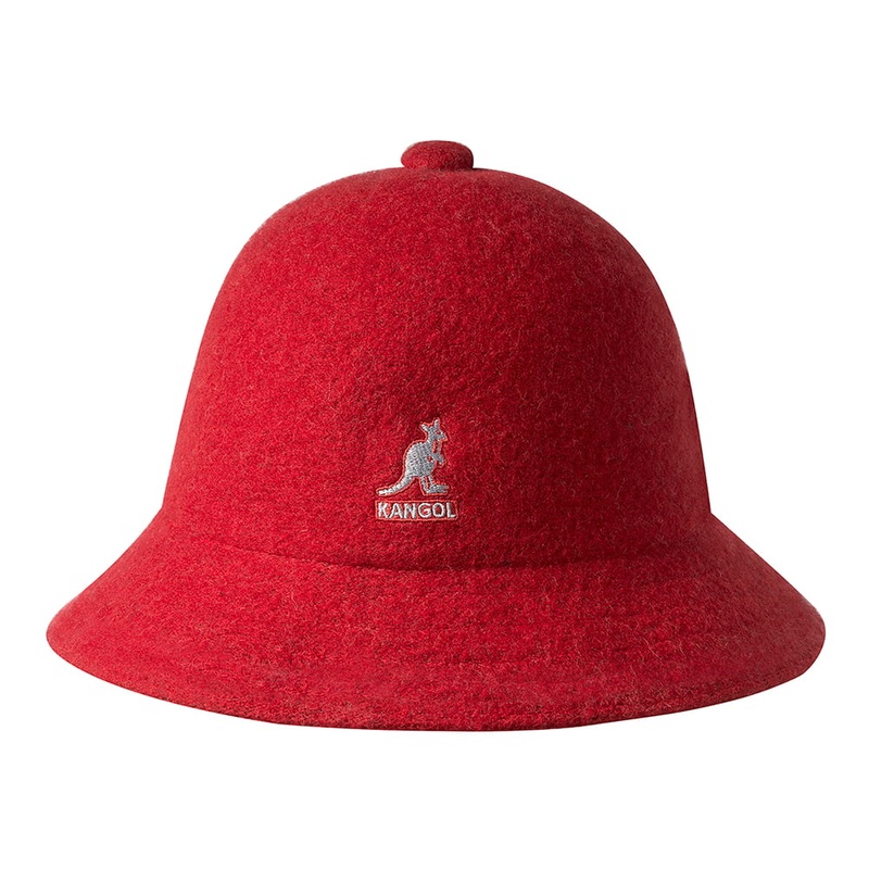 Kangol Wool Casual Bucket Hat – Red S