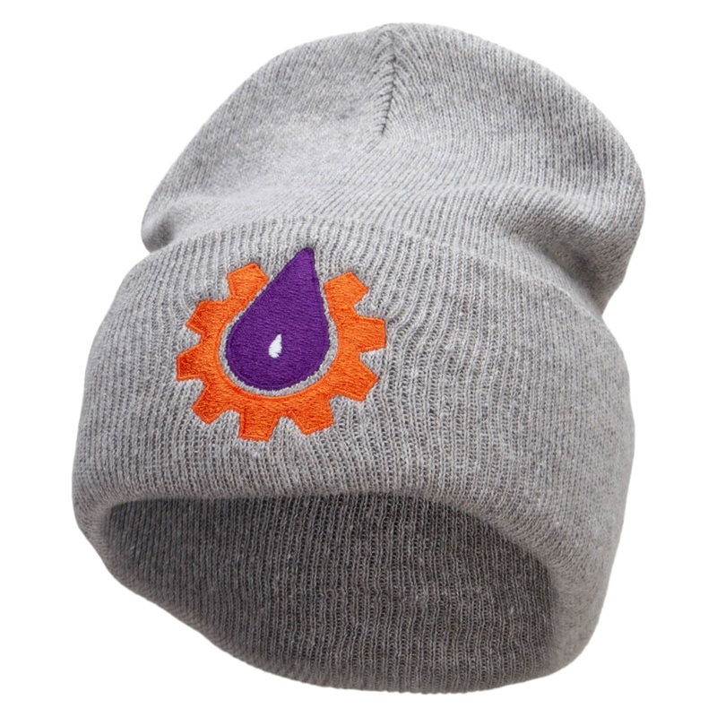 Made in USA Gas Station Stretch ECO Cotton Long Beanie Grey XL