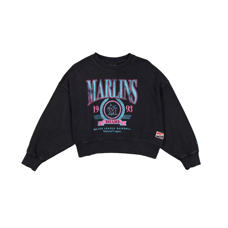 Miami Marlins City Connect Women’s Distressed Crewneck XS