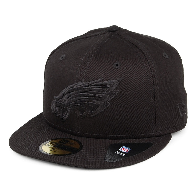 New Era 59FIFTY Philadelphia Eagles Baseball Cap – NFL Team Tonal – Black 7