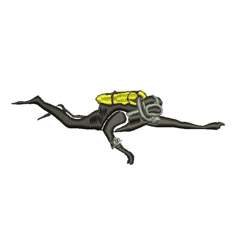 Scuba Diver Logo Default Title One Size