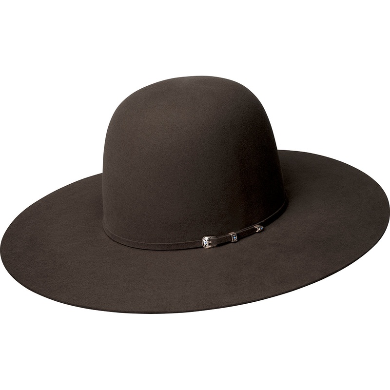 Stellar 20X Open 4.5″ Cowboy Hat Black 6 3/4