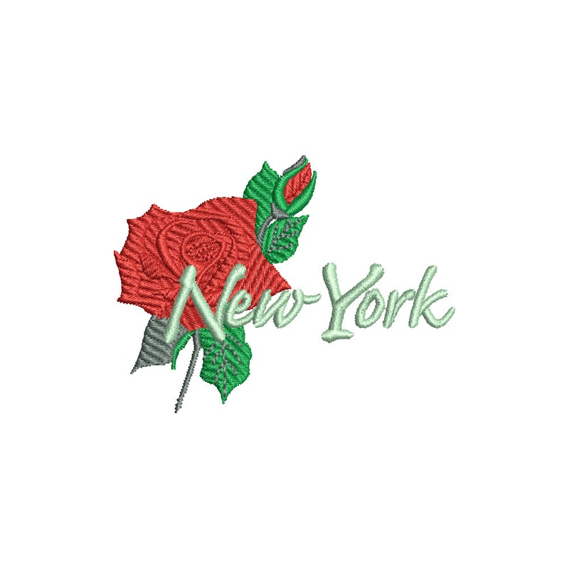 USA State Flower New York Rose Default Title One Size