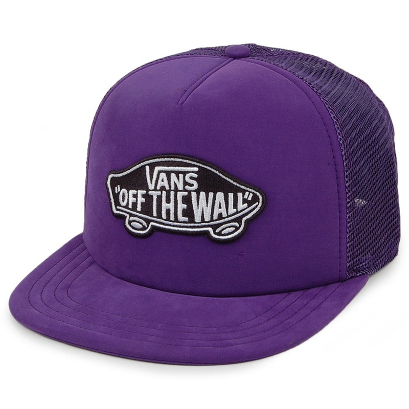 Vans Hats Classic Patch Trucker Cap – Purple Adjustable