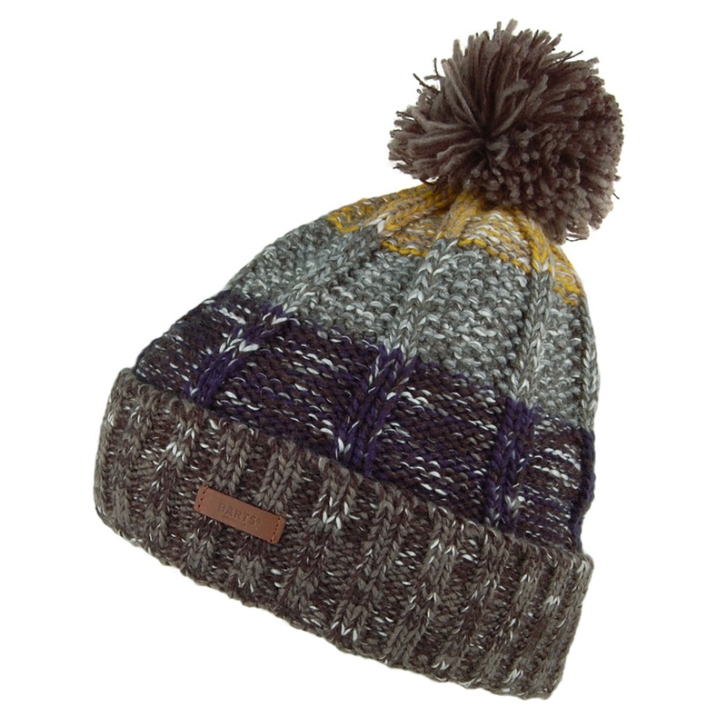 Barts Hats Vista Bobble Hat – Charcoal 1-Size