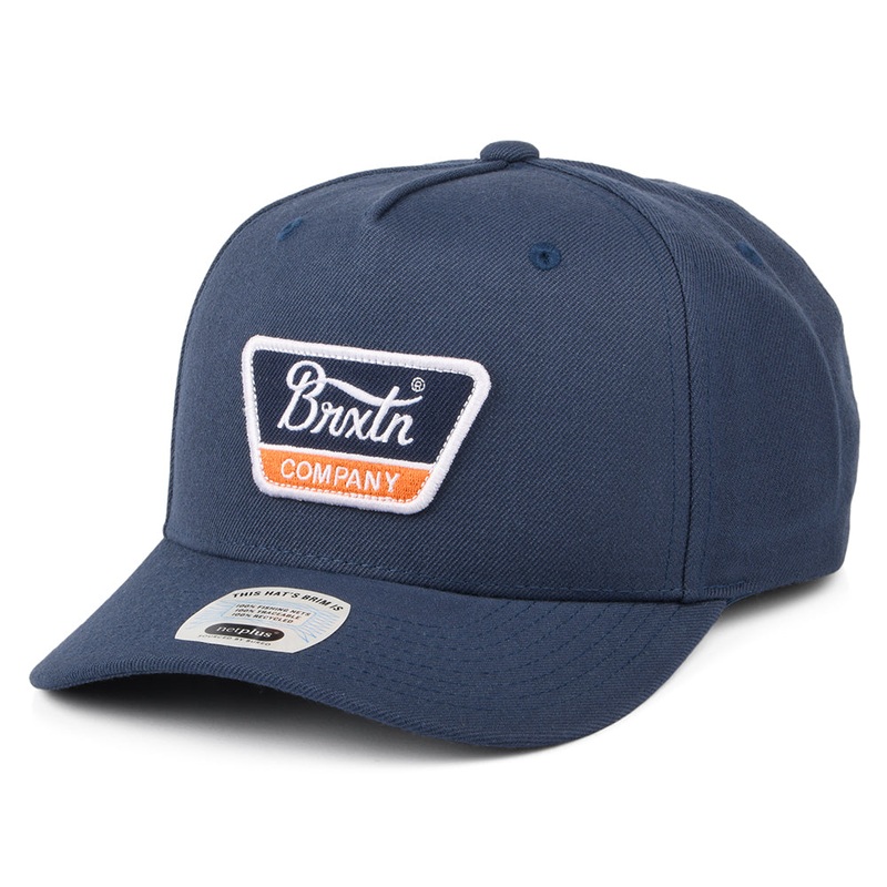 Brixton Hats Linwood C NetPlus MP Snapback Cap – Slate Blue Adjustable