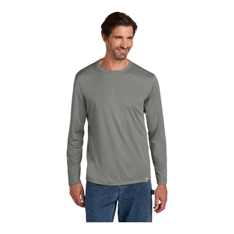 Carhartt CT106972 Force Sun Defender Long Sleeve T-Shirt Asphalt Grey S