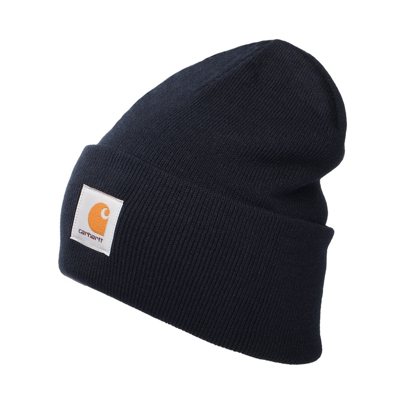 Carhartt WIP Hats Watch Cap Beanie Hat – Dark Navy 1-Size